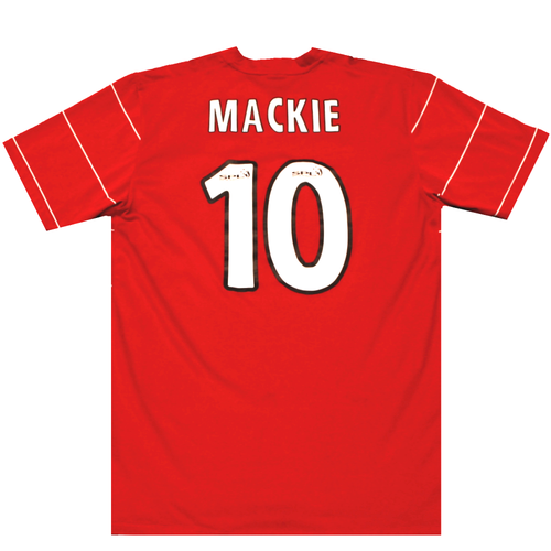 Aberdeen 2009-2010 Home Football Shirt *Mackie