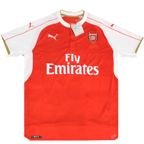 Arsenal 2015-16 Home Football Shirt Medium