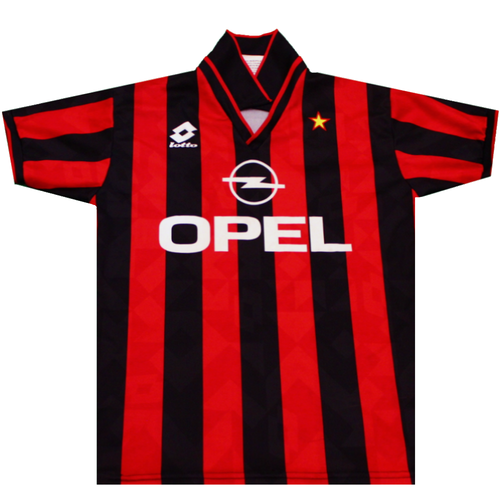 AC Milan 1994-95 Home Football Shirt 