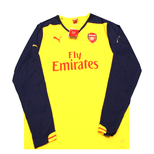 Arsenal 2014-15 Away Football Shirt Longsleeve 