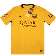 Load image into Gallery viewer, Barcelona 2015-16 Away Soccer Shirt Medium