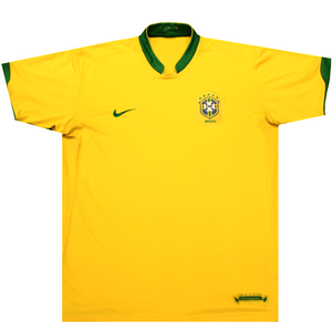 Brazil 2006-2008 Home Football Shirt 