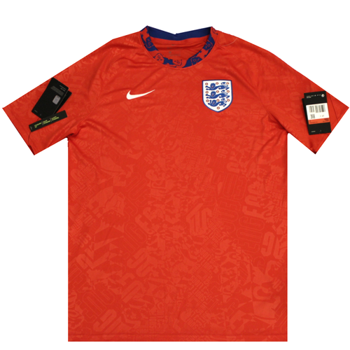 England 2020-2021 Pre-Match Football Shirt