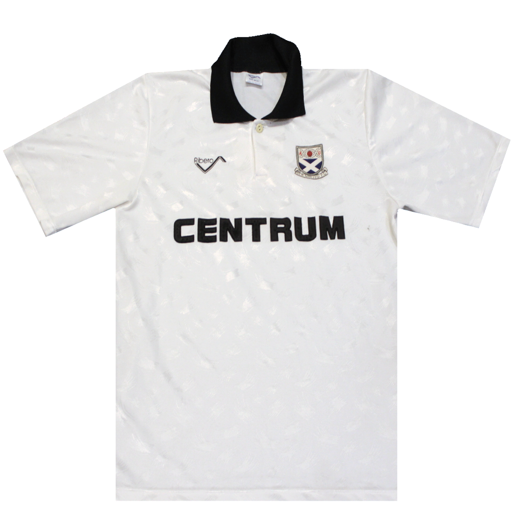 Ayr United 1990-1991 Home Football Shirt