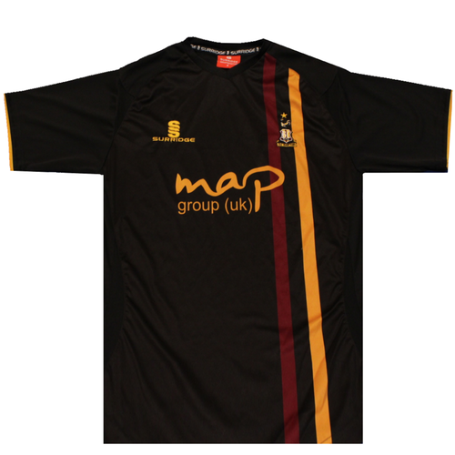 Bradford City 2009-2010 Away Football Shirt 