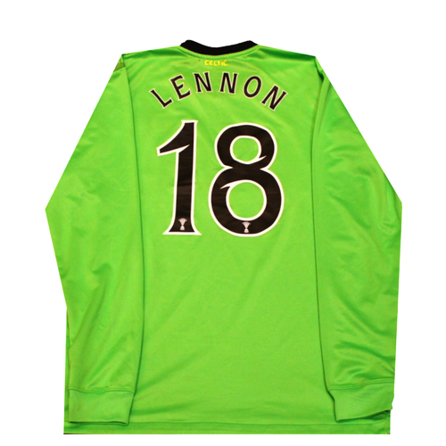 Celtic 2010-2011 Away Football Shirt Longsleeve Neil Lennon
