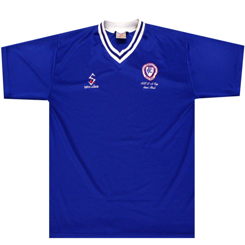 Chesterfield 1996-1997 FA Cup Semi Final Home Football Shirt 