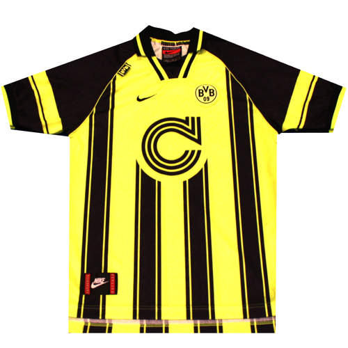 Borussia Dortmund 1996-1997 European Home Football Shirt