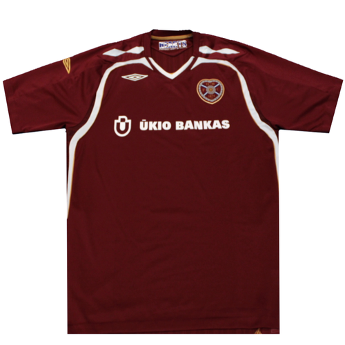 Hearts 2007-2008 Home Football Shirt