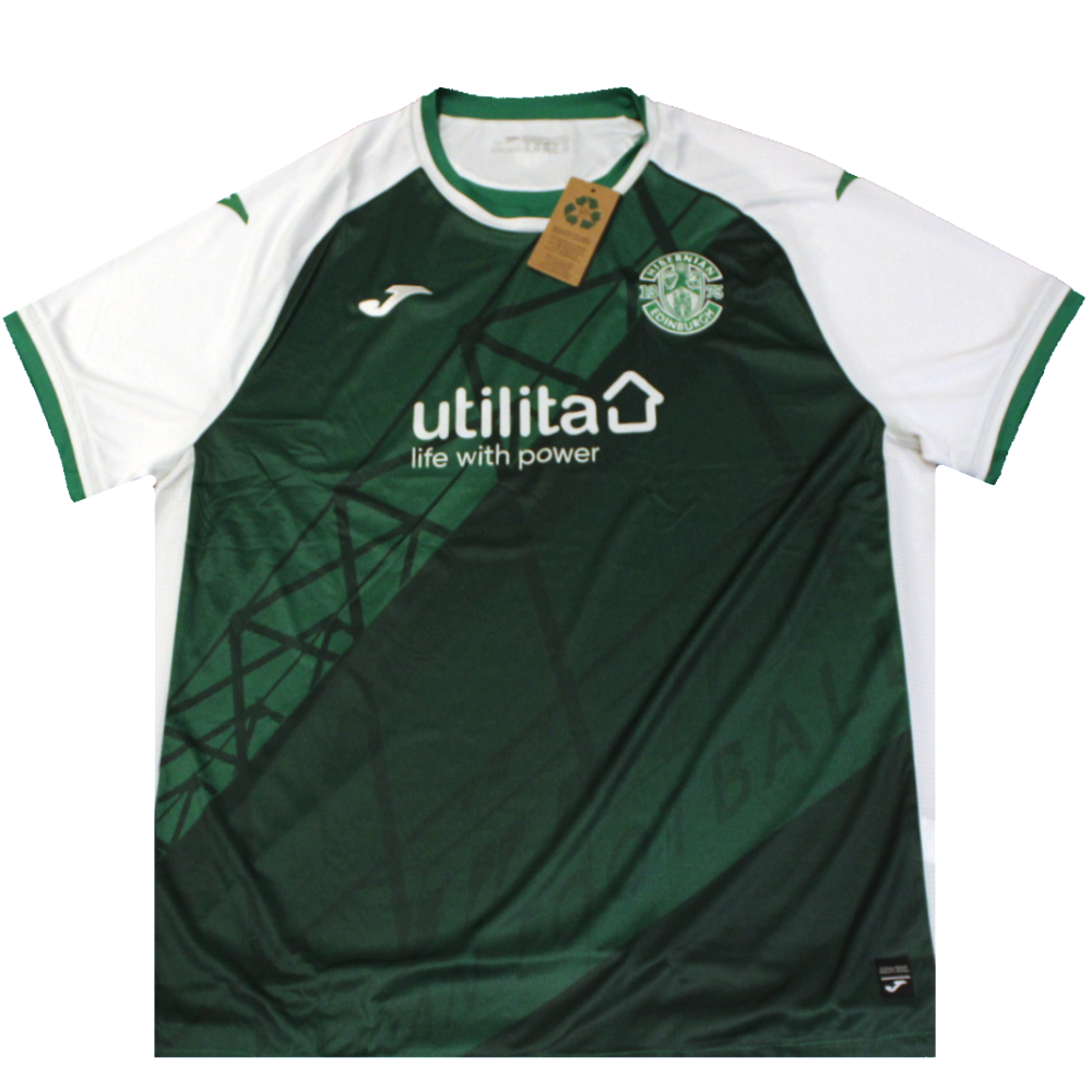 Hibernian 2022-2023 Home Football Shirt 