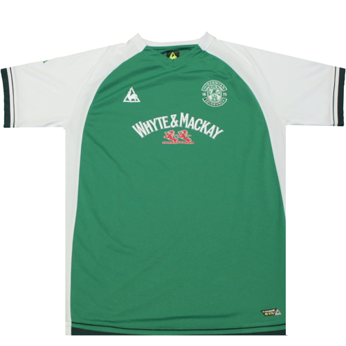 Hibernian 2008-2009 Home Football Shirt 