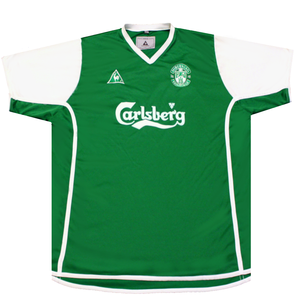 Hibernian 2002-2003 Home Football Shirt