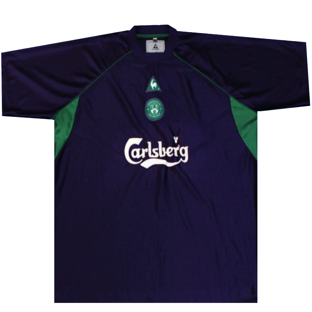 Hibernian 2002-2003 Away Football Shirt (Good) 4XL 