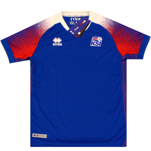 Iceland 2018-2019 Home Football Shirt 