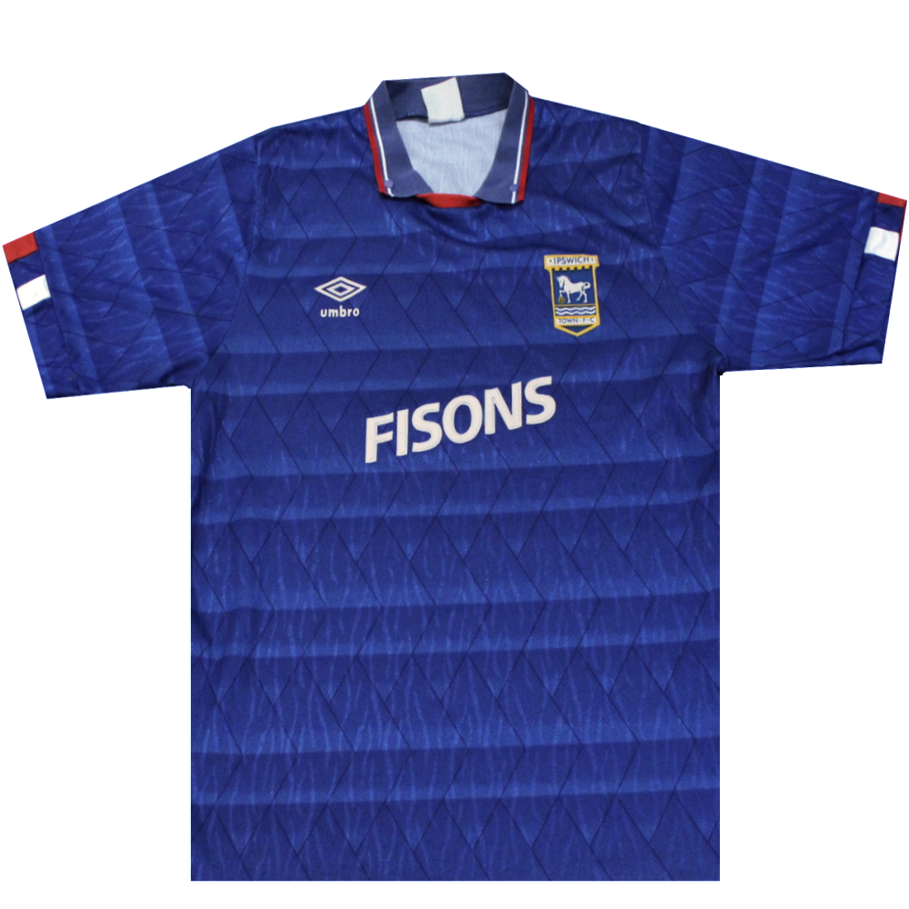 Ipswich Town 1989-1990 Home Football Shirt 