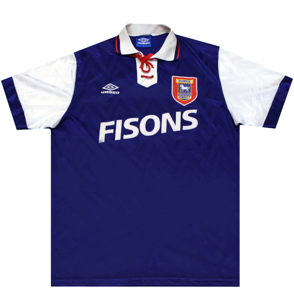 Ipswich Town 1993-1994 Home Football Shirt