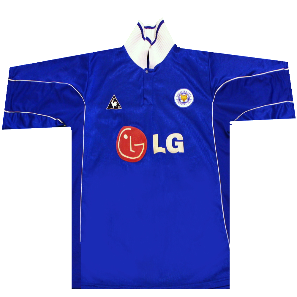 Leicester 2001-2002 Home Football Shirt 