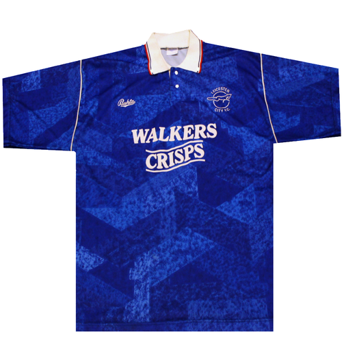 Leicester City 1990-1992 Home Football Shirt 