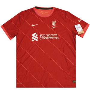 Liverpool 2021-2022 AUTHENTIC Home Football Shirt 