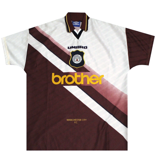 Manchester City 1996-1997 Home Football Shirt 