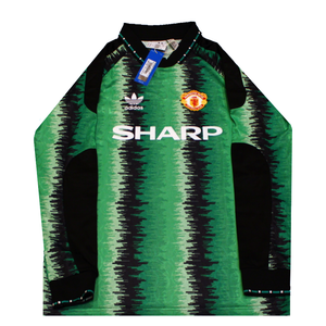 Manchester United 1990 Goalkeeper Football Shirt Adidas Rerelease (BNWT) L