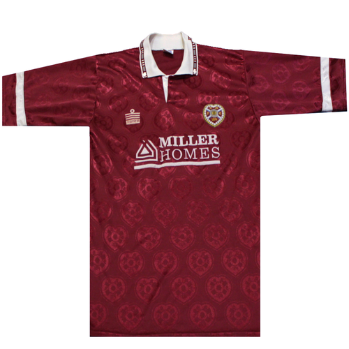 Hearts 1991-1992 Home Football Shirt 