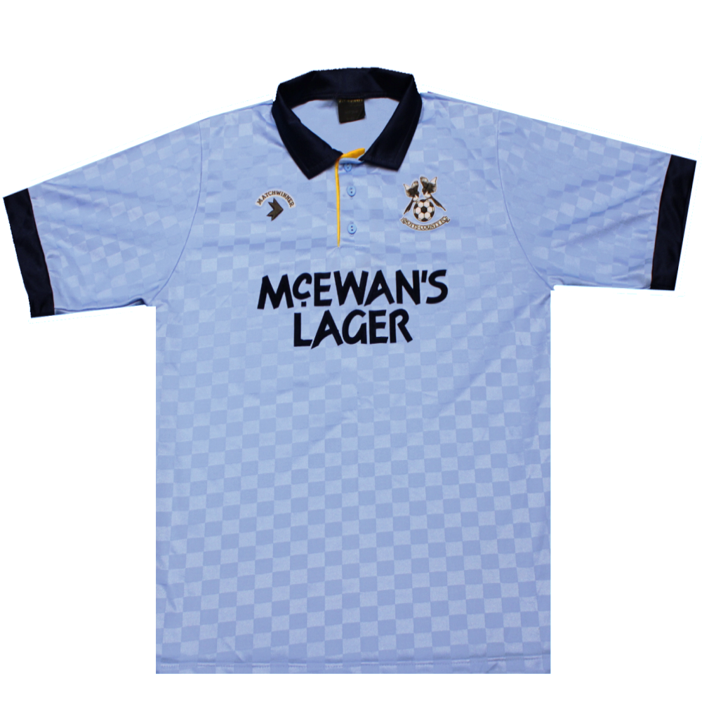 Notts County 1989-1990 Away Football Shirt