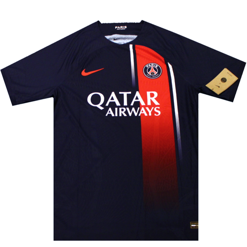 PSG (Paris Saint Germain) AUTHENTIC  2023-2024 Home Football Shirt 