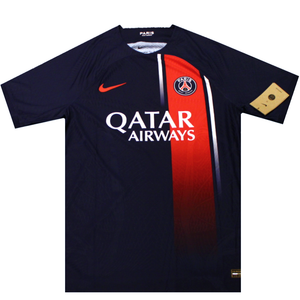 PSG (Paris Saint Germain) AUTHENTIC  2023-2024 Home Football Shirt 