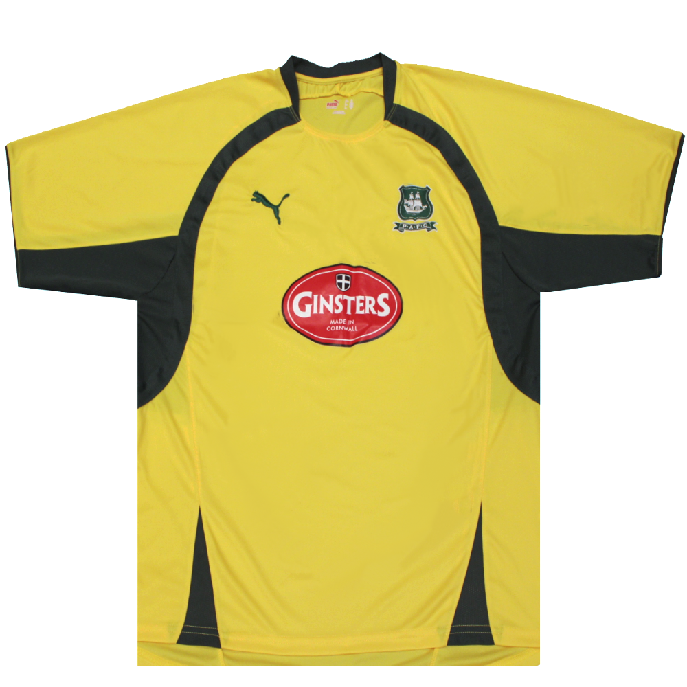 Plymouth Argyle 2007-2008 Away Football Shirt 