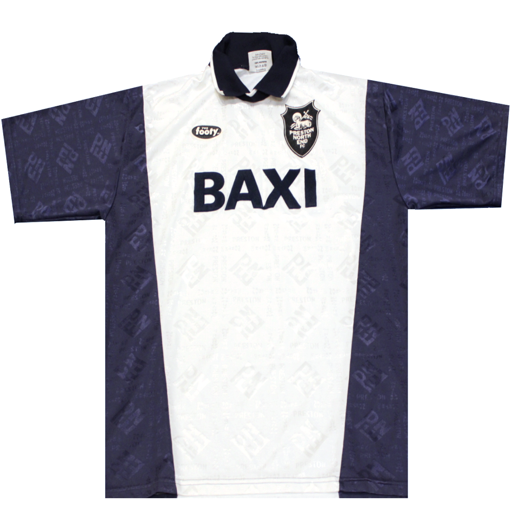 Preston North End 1995-1996 Home Football Shirt