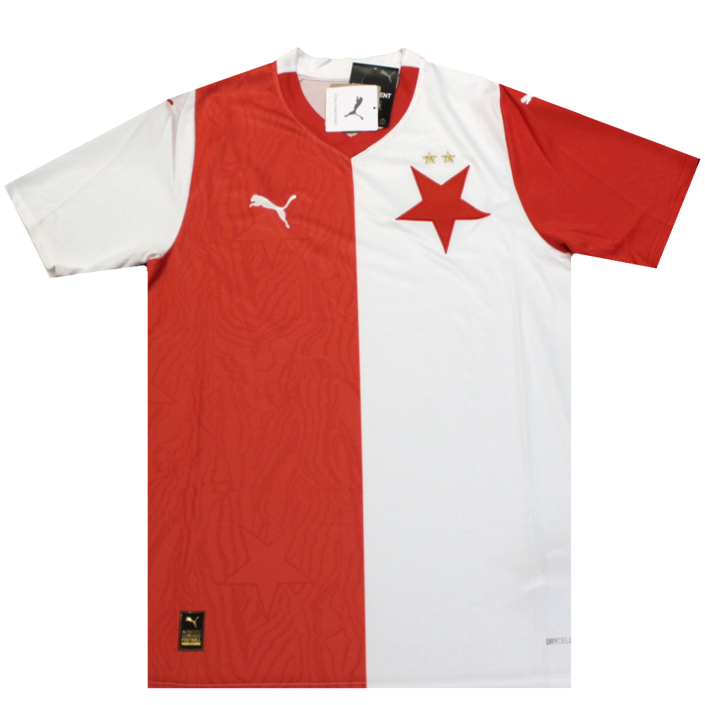 Slavia Prague 2023-2024 Home Football Shirt 