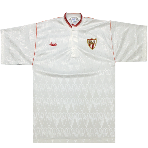 Sevilla 1990-1991 Home Football Shirt