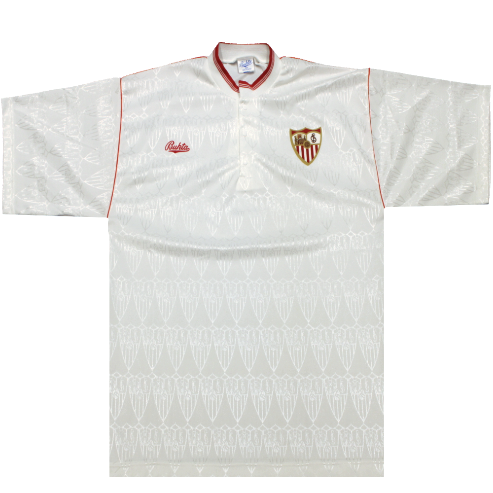 Sevilla 1990-1991 Home Football Shirt