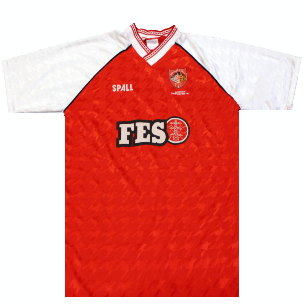 Stirling Albion 1990-1991 Home Football Shirt (Excellent) L