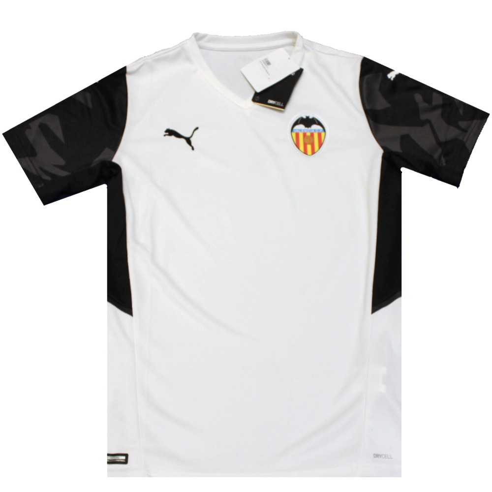 Valencia 2021-2022 Home Football Shirt