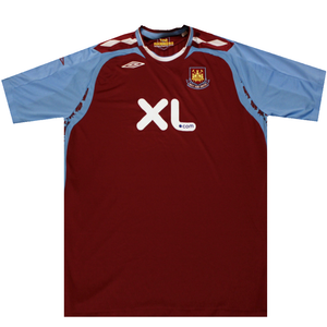 West Ham United 2007-2008 Home Football Shirt 