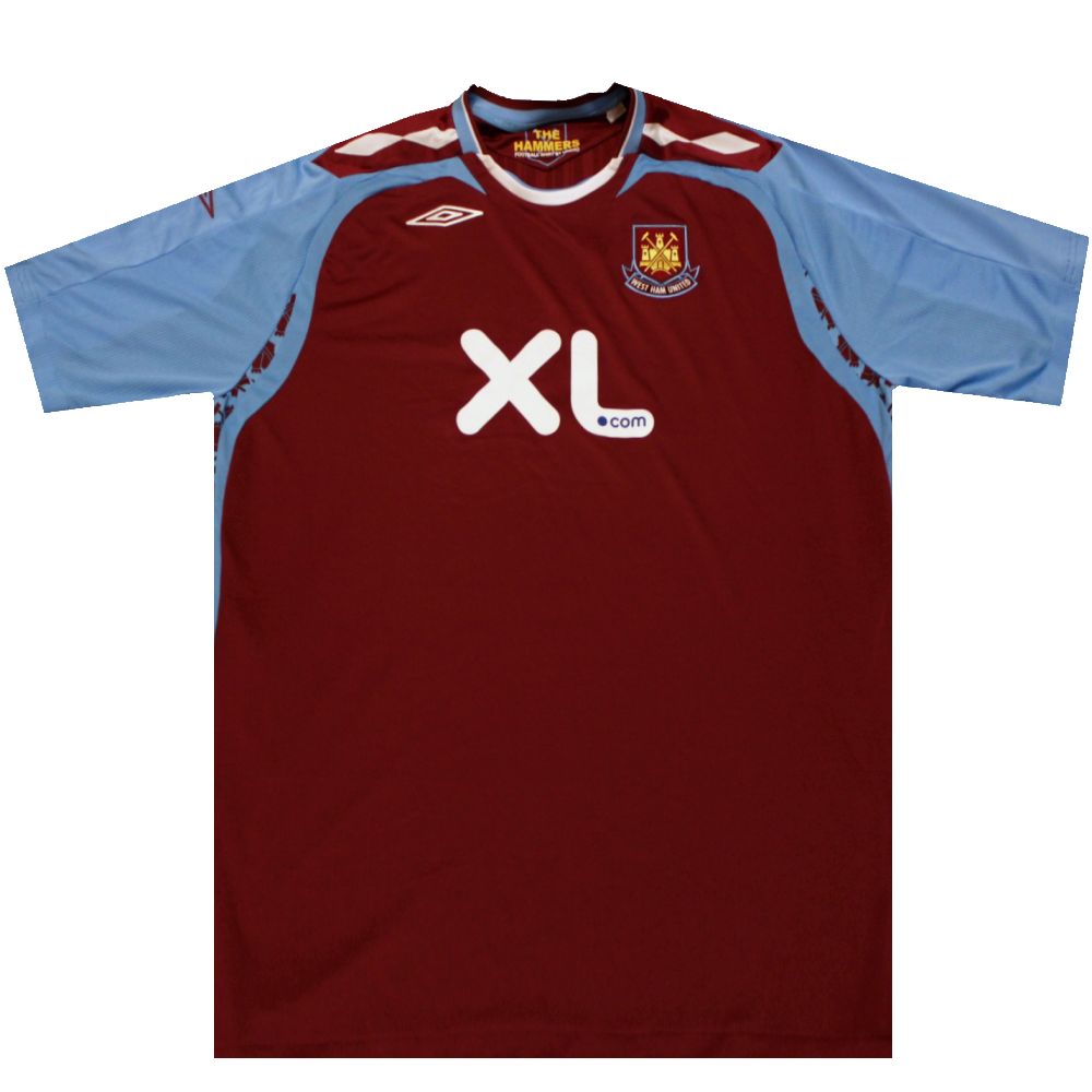 West Ham United 2007-2008 Home Football Shirt 