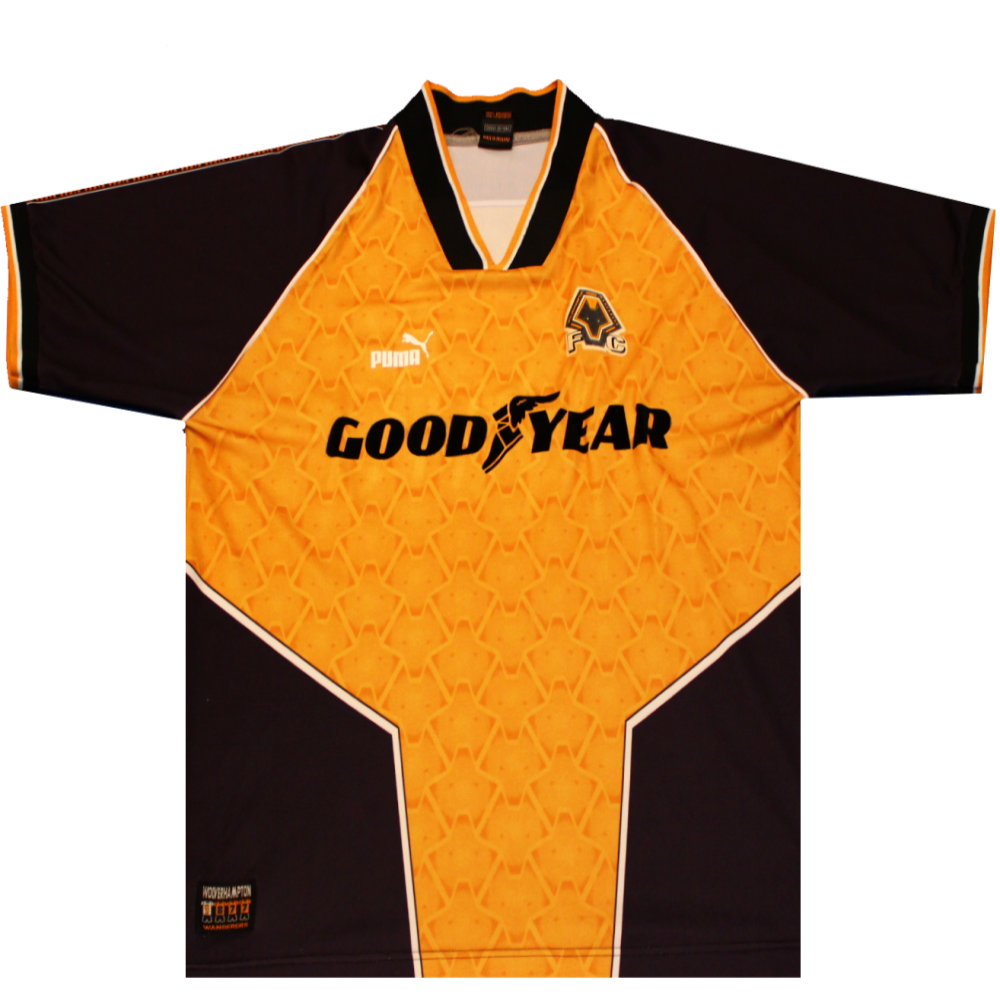 Wolverhampton Wanderers 1996-1997 Home Football Shirt