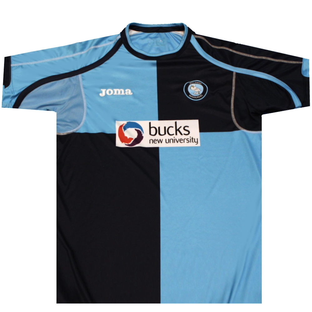 Wycombe Wanderers 2009-2011 Home Football Shirt