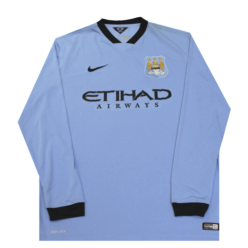 Manchester City 2014-2015 Home Football Shirt 