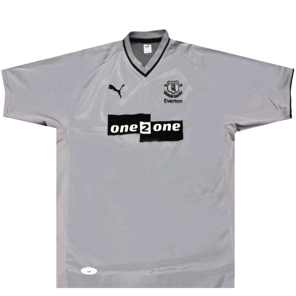 Everton 2001-2002 Away Football Shirt 