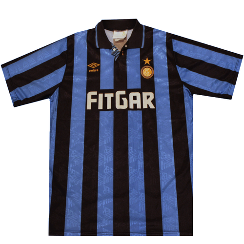 Inter Milan 1991-1992 Home Football Shirt
