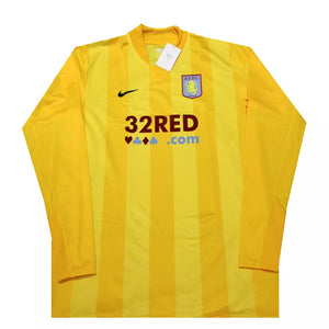 Aston Villa 2007-2008 Goalkeeper Shirt Player Spec (BNWT) XL