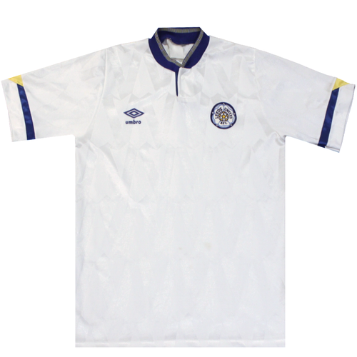 Leeds United 1990-1991 Home Football Shirt