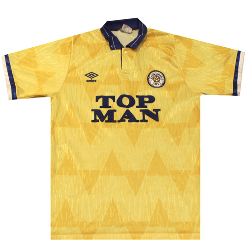 Leeds United 1989-1990 Away Football Shirt 