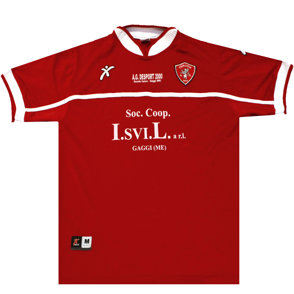 Perugia 2003-2004 Home Football Shirt '39'