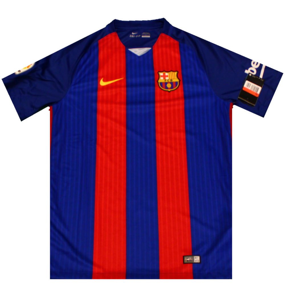 Barcelona 2016-2017 Home Football Shirt