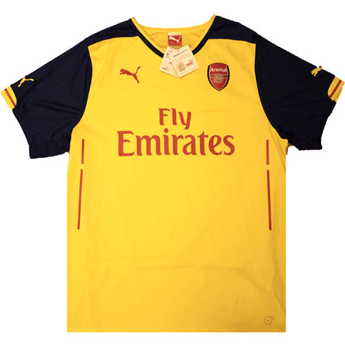 Arsenal 2015-16 Away Football Shirt XL 