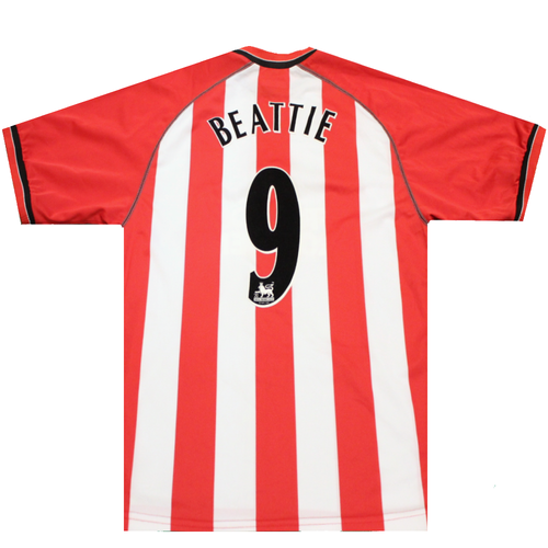 James Beattie Southampton 2004-2005 Home Football Shirt 